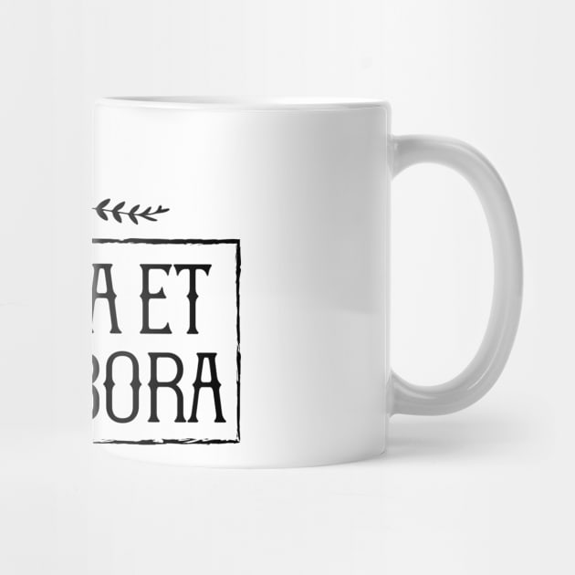 Latin saying - Ora et Labora by Modern Medieval Design